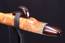 Myrtle Burl Native American Flute, Minor, Low E-4, #G28L